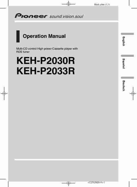 Pioneer Cassette Player KEH-P2030R-page_pdf